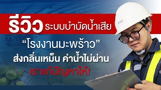 รีวิวระบบบำบัดน้ำเสียโรงงานมะพร้าวแก้ปัญหาเรื่องกลิ่นและน้ำเสียที่ไม่ผ่านมาตรฐาน | M - TECH |