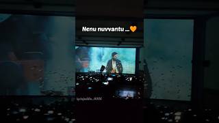 Nenu nuvvantu 🧡Orange songs re release theatre response 💥 full video in my channel🔥#shorts #viral