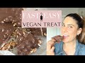 Lazy Vegan Dessert Idea: Emergency Vegan Sweet + Quick + Easy Chocolate Bark | Vlogmas 2021 Day 17