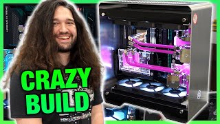 Crazy Last-Minute PC Build with $750 In Win x EK Case