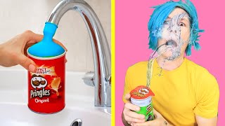 Trying TOP SIBLING PRANKS! Trick Your Sisters and Brothers Funny DIY Pranks by 123 GO!