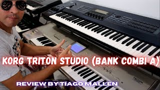 KORG TRITON STUDIO ( BANK COMBI A) - REVIEW by TIAGO MALLEN #korgtriton #korg #keyboards