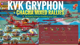 KVK | GRYPHON EATS MILLIONS OF T5 + MINI LEAD MIXED RALLIES! - Lords Mobile