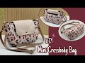 DIY Cara Membuat Tas/Mini Crossbody Bag Tutorial & Pattern