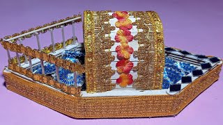 How to make a beautiful boat with ice cream stick | anu paper craft...