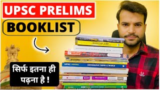 Most Important Booklist for UPSC Prelims 2025 | UPSC Prelims Booklist | UPSC 2025 Strategy