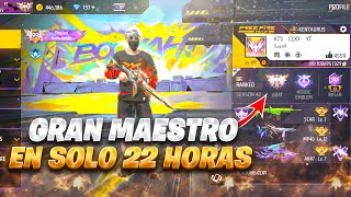 ASÍ SUBÍ A GRAN MAESTRO TOP GLOBAL EN SOLO 22 HORAS😱 temporada 42