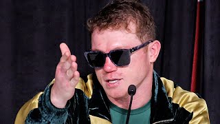 CANELO GETS ANNOYED BY REPORTER THAT CRITICIZED HIM! TELLS HIM "YOU STILL SHOWED UP DIDNT YOU!"