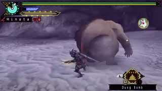 [MHP3rd HD ver.] Long Sword vs Barioth ,Lagombi and Baleful Gigginox