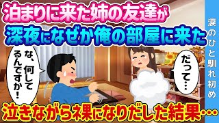 【2ch 馴れ初め】よく泊まりに来る姉の友達が夜中→俺の部屋に来て泣きながらネ果になり始めた結果…【ゆっくり解説】