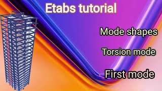Etabs tutorial: what is modal analysis? (#1)