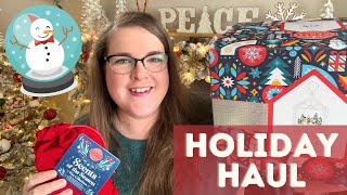 Holiday HAUL ft. SNOWonderful, Scents of the Season \u0026 Nov Whiff Box! 🎄🎅🏻☃️