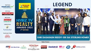 Shri Dasaradh Reddy - Sri Sai Sterling Homes | Hybiz Tv Realty Awards