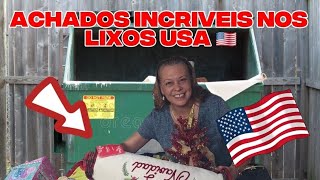 SALVAMOS MUITAS COISAS NOS LIXOS DAS LOJAS AMERICANAS/ DUMPSTER DIVING MIAMI