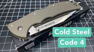 【小刀客】藏刀必入 经典冷钢 ColdSteel Code 4