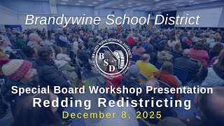 Special Board Workshop Presentation: Redding Redistricting
