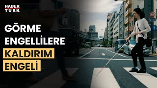 Görme engellilerin zorlu yolculuğu...