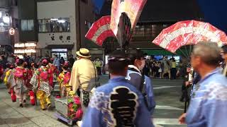 上町の手古舞さん 3日間お疲れ様でした〜！！成田祇園祭2022楽日にて　2022年7月10日