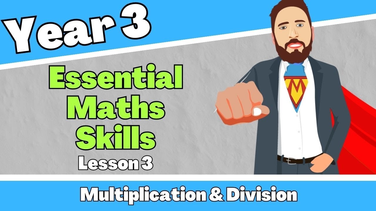 Year 3 Maths Lesson Uk Multiplication Division Youtube