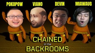 KETAWA NGAKAK SAMBIL TERSIKSA BARENG @Miawaug @pokopow @VianoGamingID (Chained in the Backrooms)