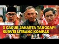 Ridwan Kamil, Dharma, hingga Pramono Tanggapi Hasil Survei Litbang Kompas