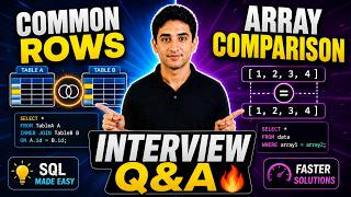 Python Interview Prep: Common Rows & Array Comparison Explained