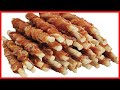 MON2SUN Dog Rawhide Twist Chicken Hide Sticks 5 Inch for Puppy and Small Dogs (5 inch (40Count))