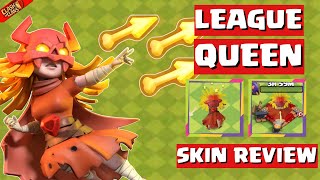 *New* League (Champion) Queen Skin Review | Clashflict | Clash of Clans