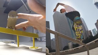 FINGERBOARD VS. SKATEBOARD