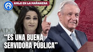 AMLO defiende a Ana Guevara: “No tengo pruebas de que haya sido corrupta”