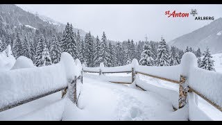 Snow-covered Verwall in St. Anton am Arlberg - December 2018