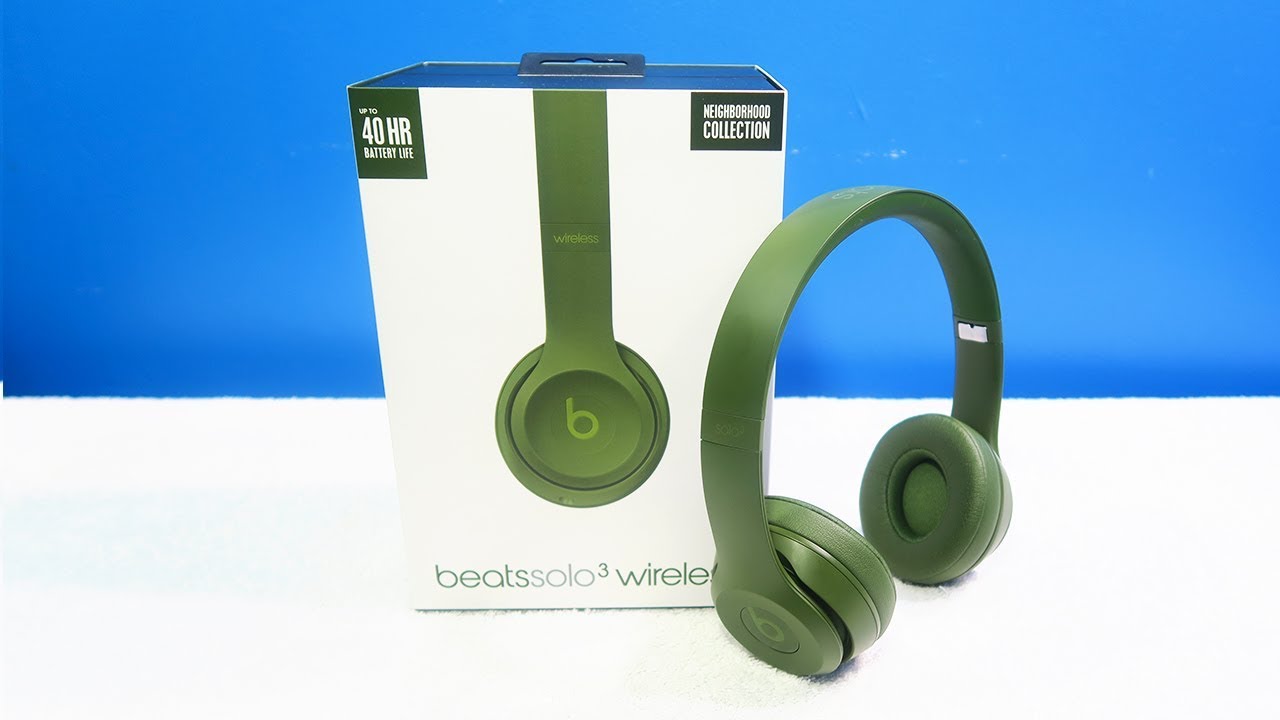 Beats Solo3 Wireless "Turf Green" Neighborhood Collection! - YouTube