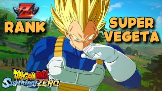 How a Z Rank Uses Super Vegeta | Dragon Ball Sparking Zero