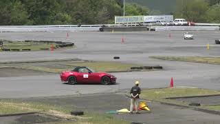 240420キョウセイMIジムカーナ練習会 1309 ロードスター赤DIREZZA ND