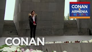 Sona Visits The Armenian Genocide Memorial | CONAN on TBS
