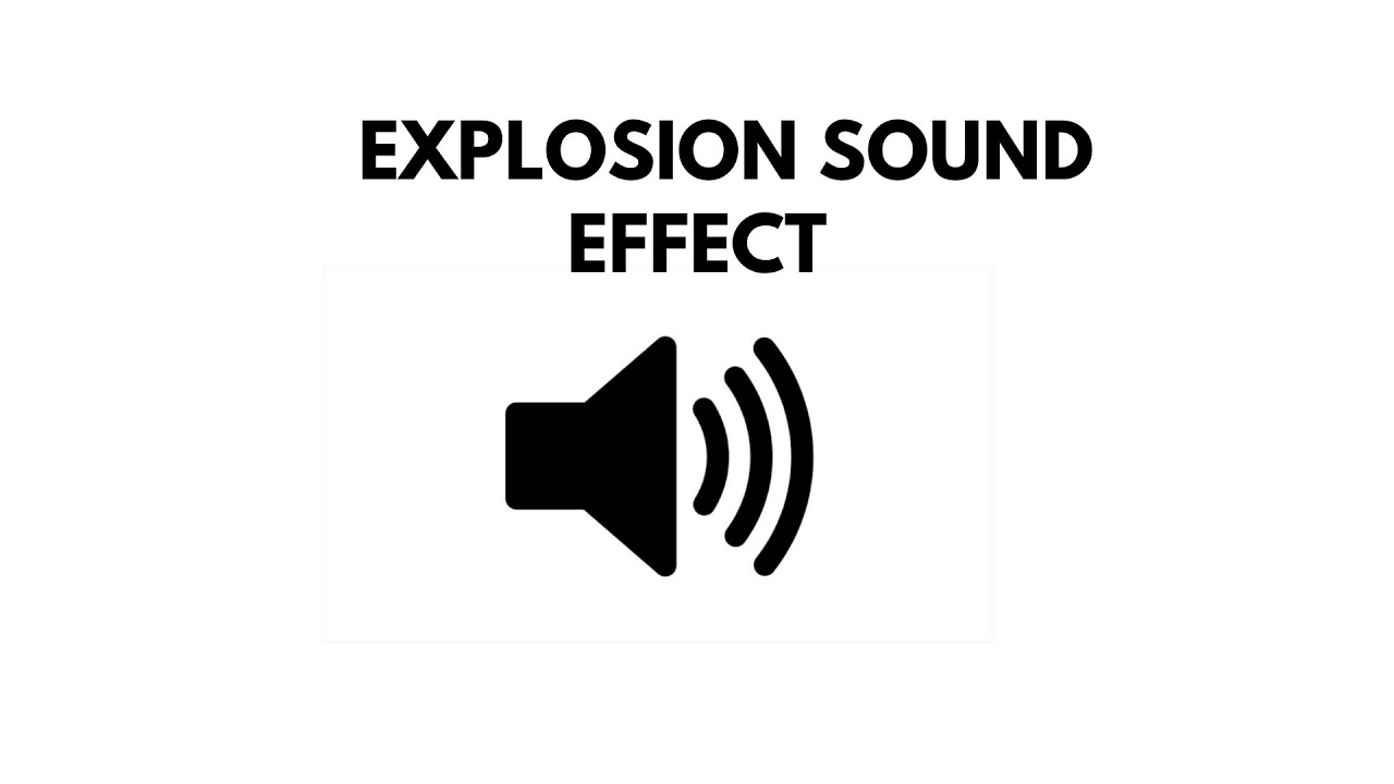 Explosion Sound Effect Youtube