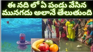 నైమిశారణ్య నదిలో యే పండు వేసిన అలానే మునగాడు