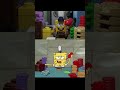 SpongeBob making Krabby Patties but in LEGO (Side by Side) #lego #spongebob #viral