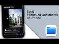How to send Photos as Document in WhatsApp on iPhone!