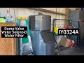 Manitowoc ice machine E20 WTR fault, water inlet valve diagnosis and replacement.