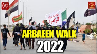 Arbaeen Walk Najaf To Karbala 2022 Live | Safar e Ishq e Hussain | 9 Safar 2022/1444 H | Najaf Tv