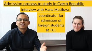 Admission process to study in Czech Republic-2022