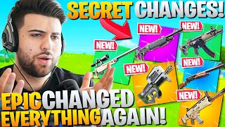 Epic SECRETLY Changed Almost EVERY Weapon AGAIN! (Fortnite Battle Royale Chapter 2)