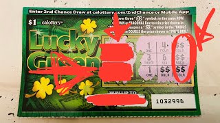 Trying Out Brand New $1 Lucky Green California Scratchers