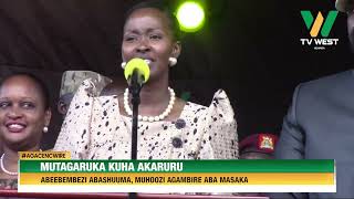 AGACENCWIRE: Mutagaruka kuha akaruuru abeebembezi abashuuma, Muhoozi agambire aba Masaka.