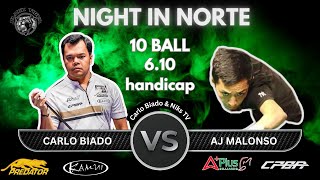 Carlo Biado VS AJ Malonso (6.10) |Race 11