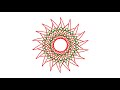Simple Python Turtle Graphic and Code: Spirograph 7