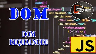 JavaScript isEqualNode tutorial in Telugu.