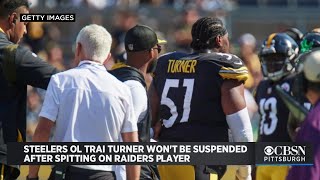 Report: Pittsburgh Steelers OL Trai Turner Won't Be Suspended After Spitting On Raiders Player