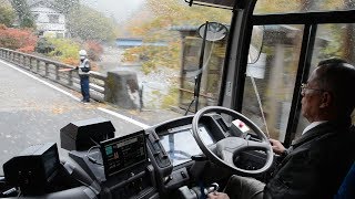 中山間地での自動運転サービスの実証実験　滋賀・東近江市